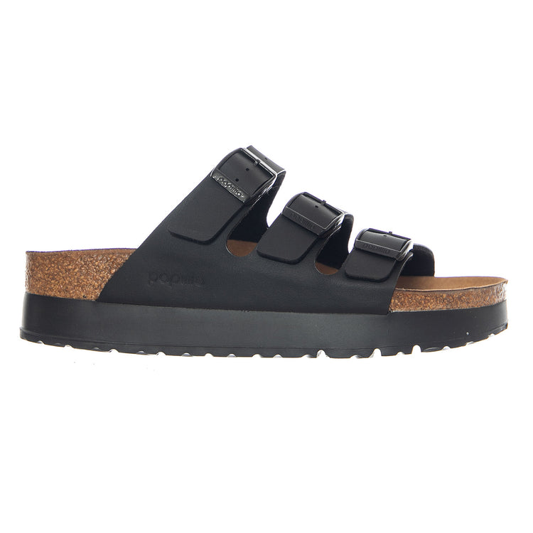 Florida III Platform Vegan Birko Flor Narrow Fit Black - Sandali Donna Neri 1029737 BLK BIRKENSTOCK 