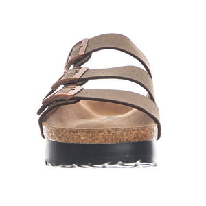 Florida III Platform Vegan Birkibuc Narrow Fit Mocca - Sandali Donna Marroni 1029741 MCA BIRKENSTOCK 