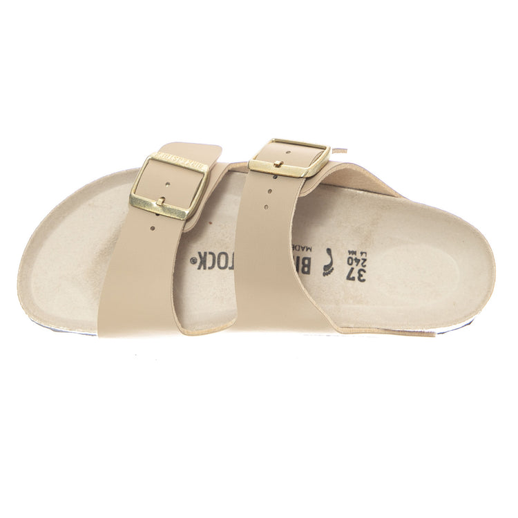 Arizona Triples Birko Flor Narrow Fit Sandcastle Oyster - Sandali Donna Beige 1031438 SDO BIRKENSTOCK 