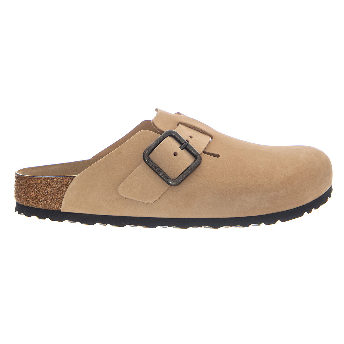BOSTON WB NUBUCK LEATHER NARROW FIT SANDCASTLE - Sandali Unisex Beige 1031573 SDL BIRKENSTOCK 