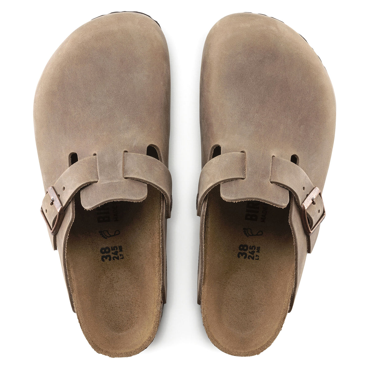 BOSTON OILED LEATHER NARROW FIT TOBACCO BROWN - Sandali Uomo / Donna Marroni 960813 TBN BIRKENSTOCK 