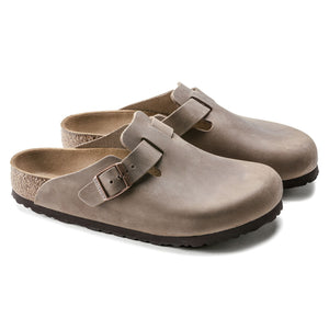 BOSTON OILED LEATHER NARROW FIT TOBACCO BROWN - Sandali Uomo / Donna Marroni 960813 TBN BIRKENSTOCK 