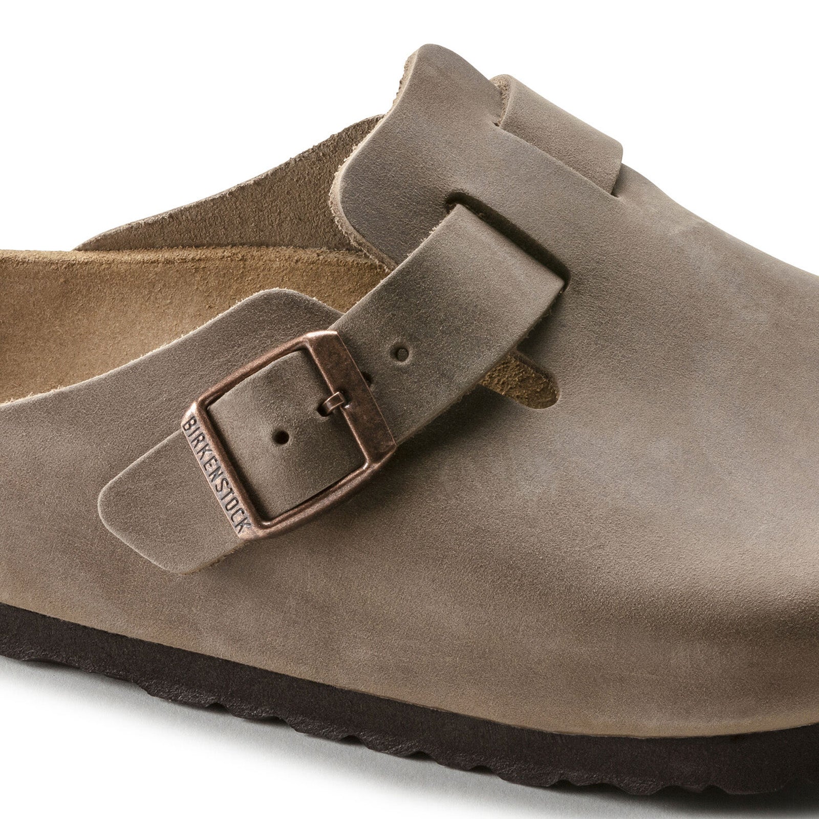 BOSTON OILED LEATHER NARROW FIT TOBACCO BROWN - Sandali Uomo / Donna Marroni 960813 TBN BIRKENSTOCK 
