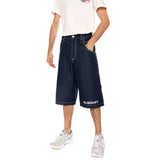 BERMUDA 14INCH T.BLACK DENIM RINSE - Bermuda Denim Jeans Herren Blau Herren BLUESKIN
