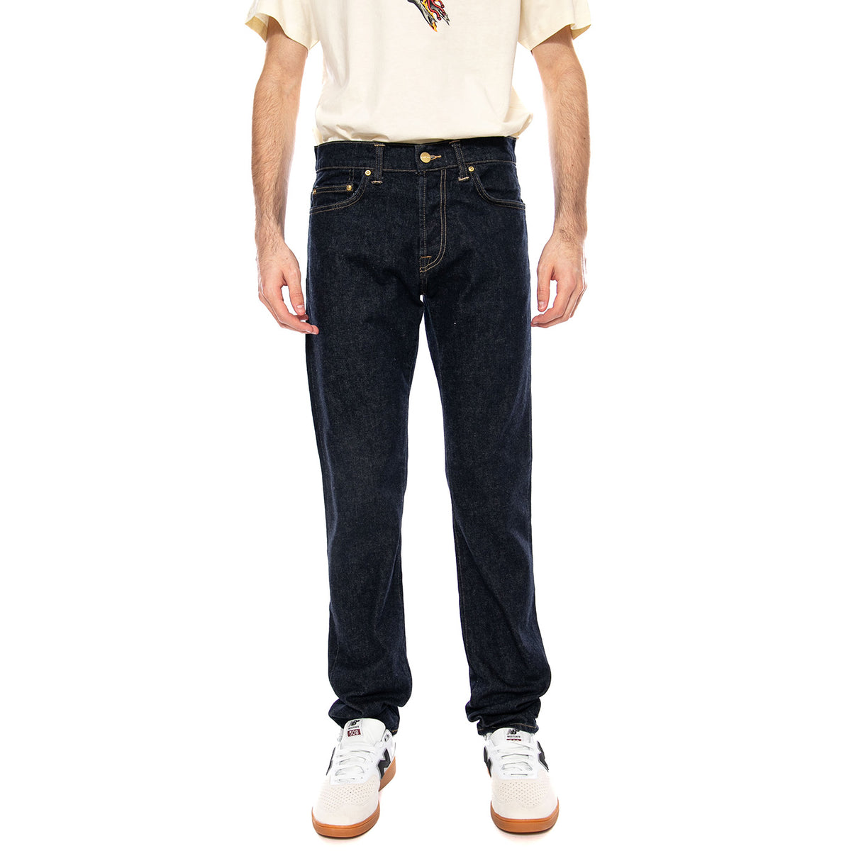 Klondike Pant Blue - Pantaloni Denim Jeans Uomo Blu I024898 0102 CARHARTT WIP 