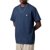 S/S CHASE T-SHIRT JUPITER / GOLD - Rundhals T-Shirt Herren Blau Herren CARHARTT WIP