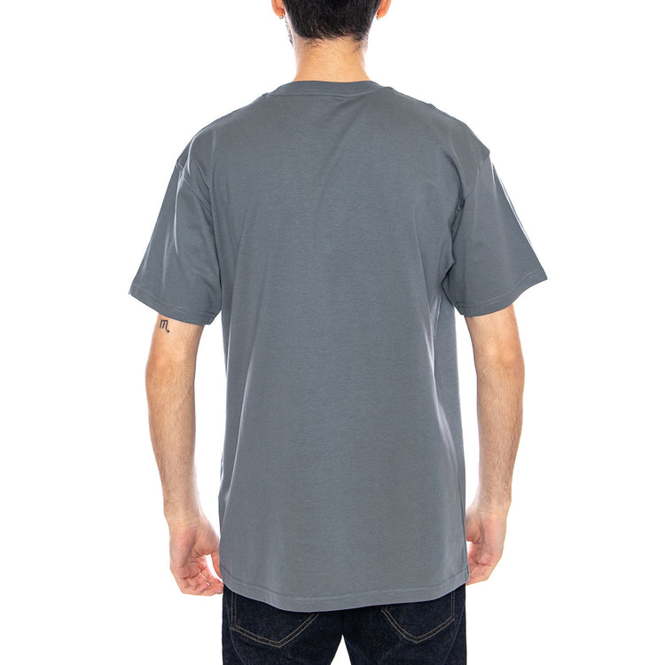 S/S Chase T-Shirt Cozy Blur / Gold - Maglietta Girocollo Uomo Blu I026391 3LPXX CARHARTT WIP 