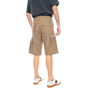 Regular Cargo Short Leather - Bermuda Uomo Marroni I028246 8Y02 CARHARTT WIP 