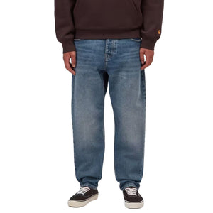 NEWEL PANT BLUE, DARK USED WASH - Pantaloni Denim Jeans Uomo Blu I029208 014L CARHARTT WIP 