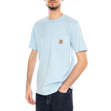 S/S Pocket T-Shirt Icaria - Herren Rundhals-T-Shirt Blau Herren CARHARTT WIP