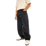 LANDON PANT BLACK, STONE WASHED - Oversize Denim Jeans Hose für Herren Schwarz CARHARTT WIP