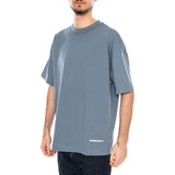S/S Link Script T-Shirt Velvet Blue / White - Rundhals-T-Shirt Herren Blau Herren CARHARTT WIP