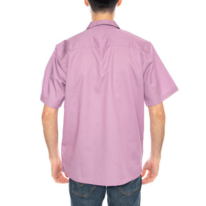 S/S Delray Shirt Gentle Purple / White - Camicia Maniche Corte Uomo Viola I031465 3N7XX CARHARTT WIP 