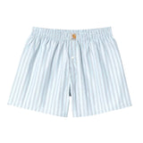 Grimsby Stripe Baumwollboxershorts – Herren-Boxershorts mit blauen Streifen von CARHARTT WIP