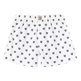 COTTON BOXER HEART PRINT WHITE / BLACK - Boxer Herren Weiß / Mehrfarbig Herren CARHARTT WIP