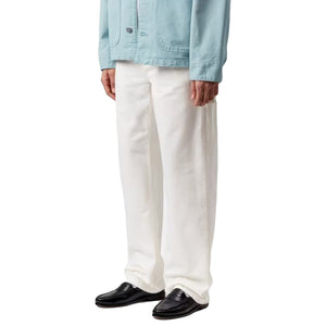 W' PIERCE PANT STRAIGHT WAX - Pantaloni Donna Bianchi I032966 D602 CARHARTT WIP 