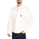 Detroit Jacket Wax / Waz – Weiße Herren-Reißverschlussjacke von CARHARTT WIP