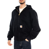 OG Active Jacket Schwarz – Herren-Kapuzenjacke mit Reißverschluss, Schwarz, CARHARTT WIP