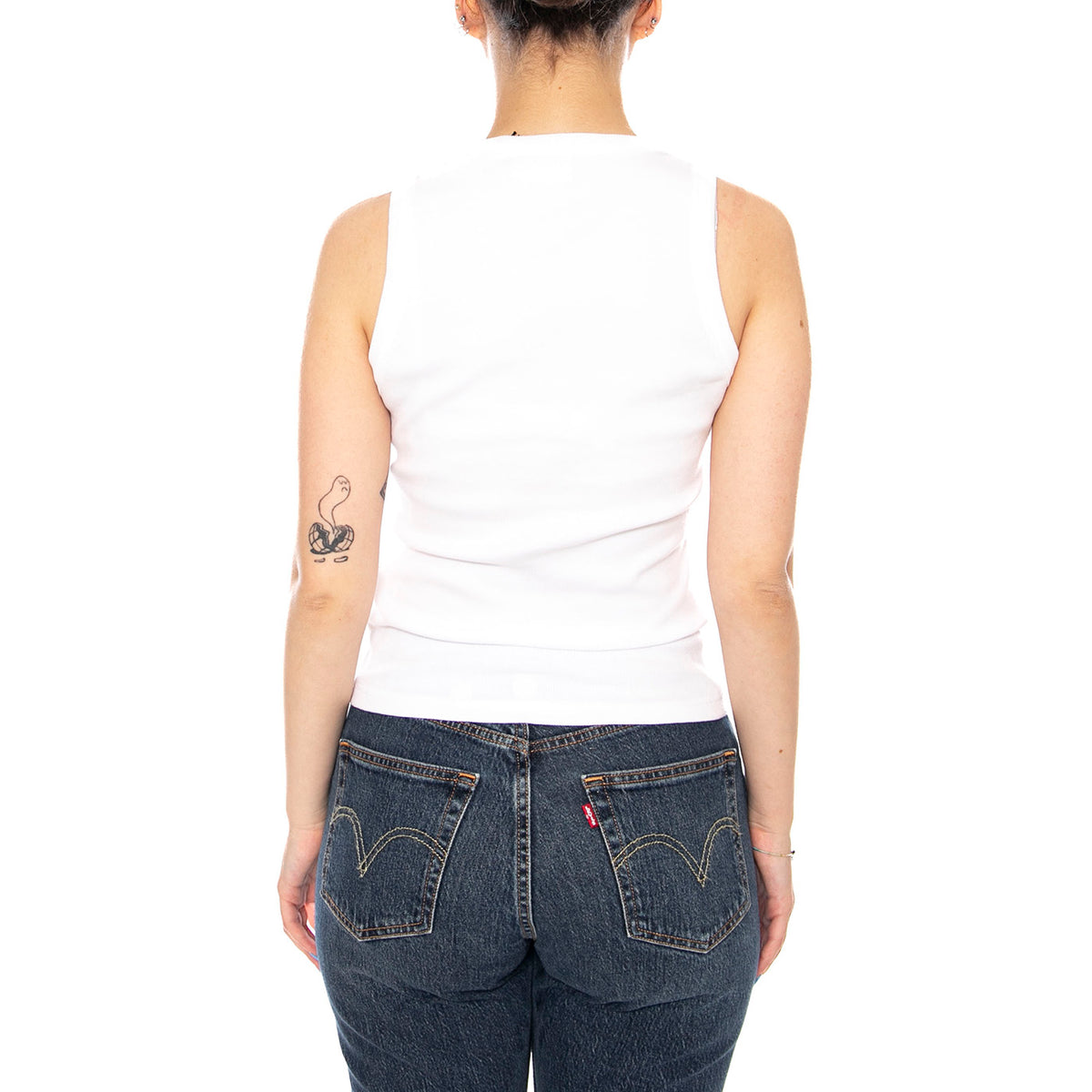 W' PHILIPS T-SHIRT - Canotta Donna Bianca I034624 02XX CARHARTT WIP 
