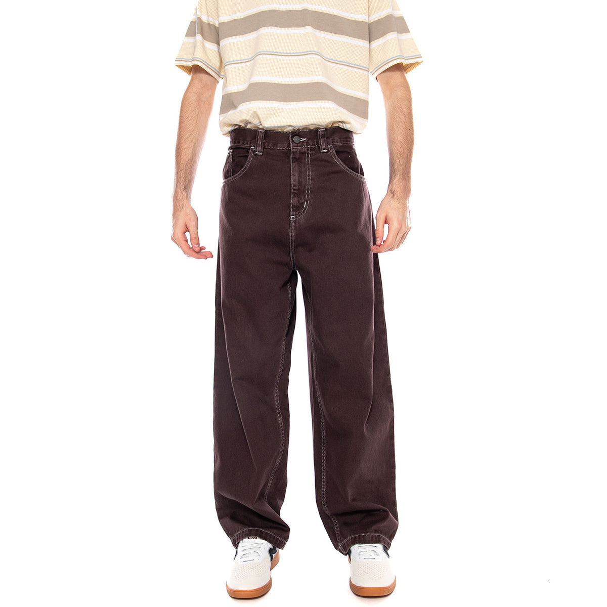 Brandon Pant Shale - Pantaloni Uomo Marroni I034809 3IS4J CARHARTT WIP 