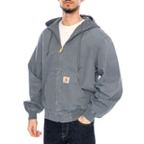 OG Active Jacket Cozy Blue – Herren-Kapuzenjacke mit Reißverschluss, blau, CARHARTT WIP