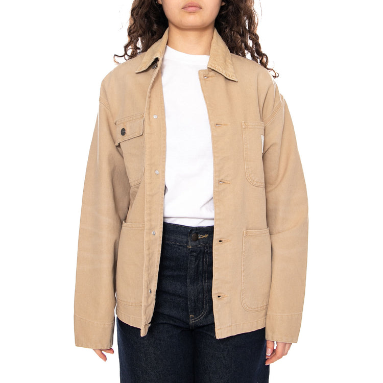 W' OG Michigan Coat - Giacca Donna Beige I034843 0ME4O CARHARTT WIP 