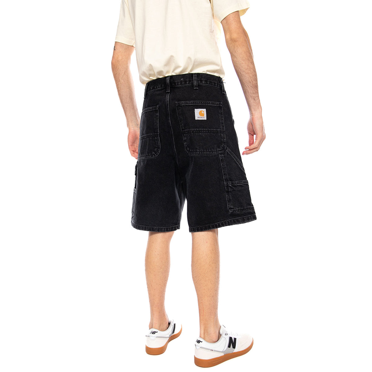 Double Knee Short Black - Bermuda Uomo Neri I034867 8906 CARHARTT WIP 