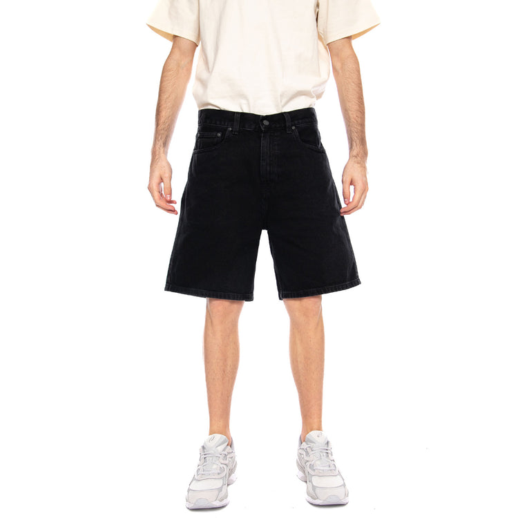 Nolan Short Black - Bermuda Denim Jeans Uomo Neri I034869 8906 CARHARTT WIP 