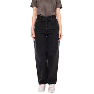W' Brandon Pant Black - Pantaloni Denim Jeans Donna Neri I035892 8906 CARHARTT WIP 