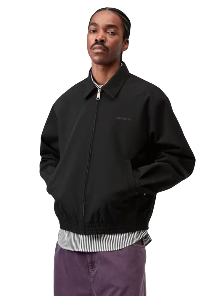 NEVEN JACKET BLACK / GRAPHITE - Giacca Uomo Nera I035971 2F1XX CARHARTT WIP 