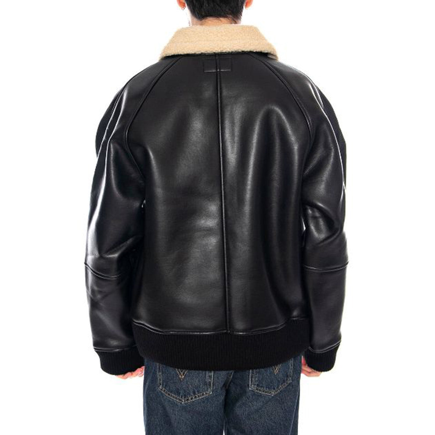 SHEPTON JACKET BLACK / NATURAL - Giacca Uomo Nera I035974 1LMXX CARHARTT WIP 