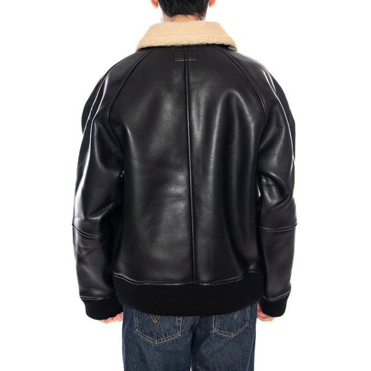 SHEPTON JACKET BLACK / NATURAL - Giacca Uomo Nera I035974 1LMXX CARHARTT WIP 