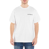 S/S ARCHIVE SCRIPT T-SHIRT WHITE - Crewneck T-Shirt Herren Weiß Herren CARHARTT WIP