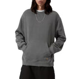 TORION SWEAT BLACK / GRIND WASH - Crewneck Sweatshirt Herren Schwarz Washed Herren CARHARTT WIP