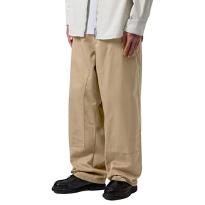BRADY DOUBLE KNEE CHINO PANT LEATHER - Pantaloni Uomo Beige I036093 8Y02 CARHARTT WIP 
