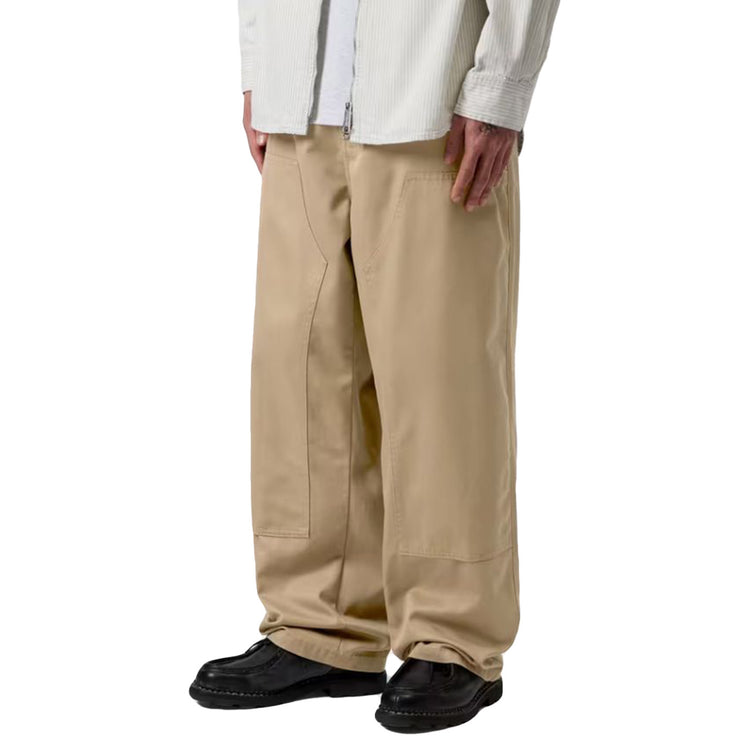 BRADY DOUBLE KNEE CHINO PANT LEATHER - Pantaloni Uomo Beige I036093 8Y02 CARHARTT WIP 