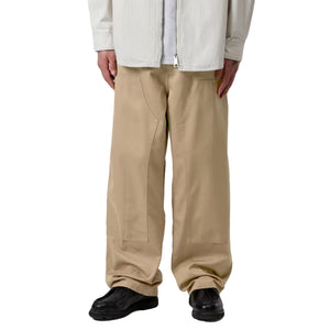 BRADY DOUBLE KNEE CHINO PANT LEATHER - Pantaloni Uomo Beige I036093 8Y02 CARHARTT WIP 