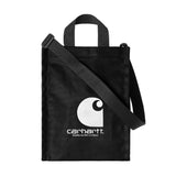 Carhartt WIP Einkaufstasche Schwarz/Weiß - Schwarze Schultertasche CARHARTT WIP ACCESSOIRES