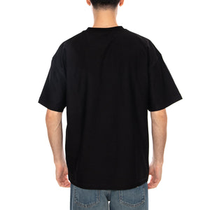 S/S WIP LABEL T-SHIRT BLACK - Maglietta Girocollo Uomo Nera I036180 89XX CARHARTT WIP 