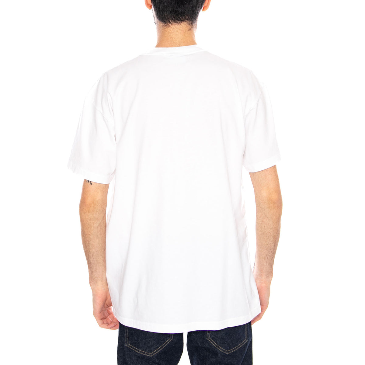 S/S Pond Corps Pocket T-Shirt White - Maglietta Girocollo Uomo Bianca I036199 0260 CARHARTT WIP 