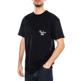Kurzarm-T-Shirt mit Brusttasche, Schwarz/Weiß – Herren-T-Shirt mit Rundhalsausschnitt, Schwarz, CARHARTT WIP