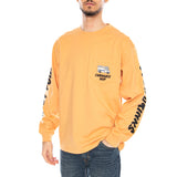 L/S Cold Drinks T-Shirt Gentle Orange - Langarm-T-Shirt Rundhals Orange Herren CARHARTT WIP