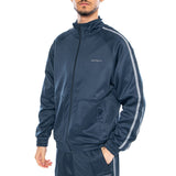 Bolar Sweat Jacket Blue River / Mirror - Herren-Sweatjacke mit Reißverschluss, Blau, Herren CARHARTT WIP