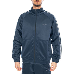 Bolar Sweat Jacket Blue River / Mirror - Giacca con Zip Uomo Blu I036223 3Q6XX CARHARTT WIP 