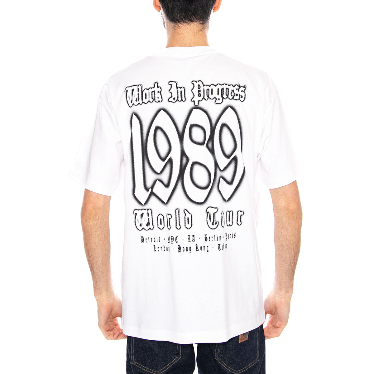 S/S World Tour T-Shirt White - Maglietta Girocollo Uomo Bianca I036236 02XX CARHARTT WIP 