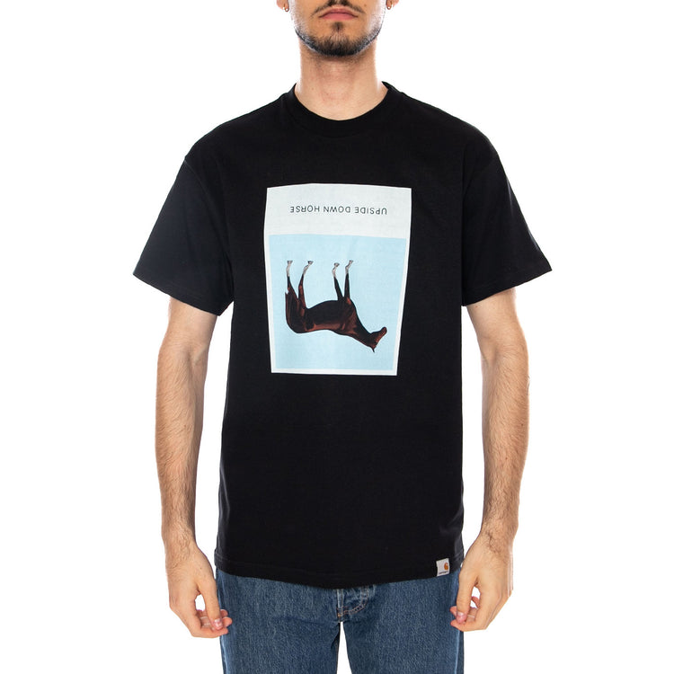 S/S SEAN HAMILTON 02 T-SHIRT - Maglietta Girocollo Uomo Nera I036269 89XX CARHARTT WIP 