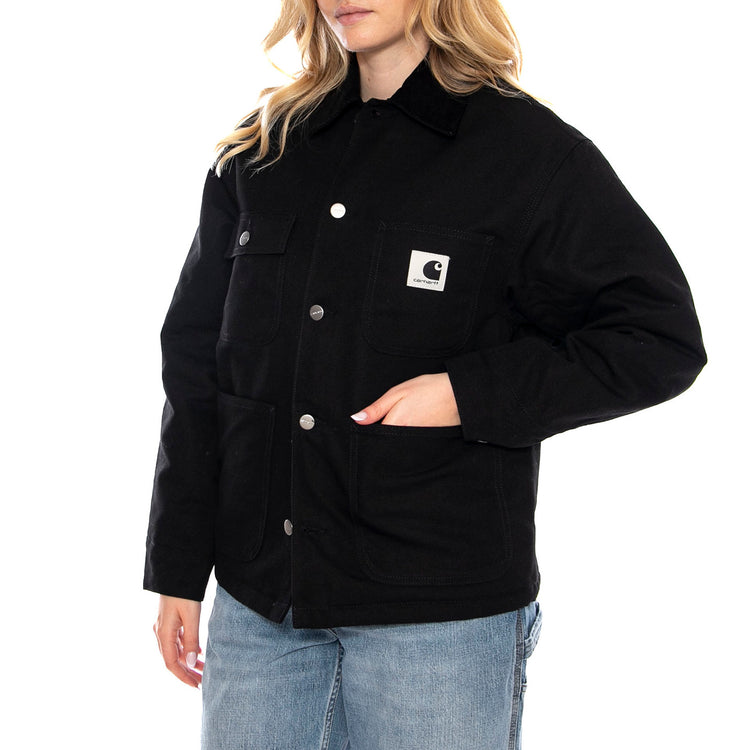 W' OG Michigan Coat Black / Black - Giacca Donna Nera I036315 0 CARHARTT WIP 