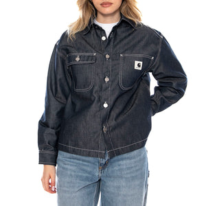W' Louis Shirt Jac - Camicia Donna Blu I036319 101 CARHARTT WIP 