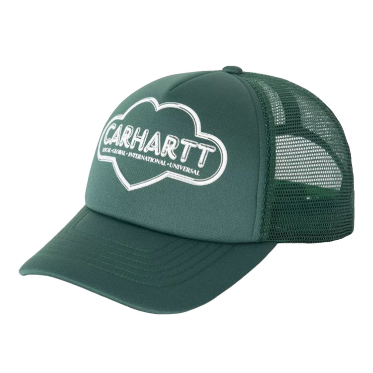 Cloud Heart Trucker Cap Lily - Cappellino con Visiera Verde I036337 3ICXX CARHARTT WIP 