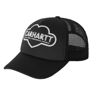 Cloud Heart Trucker Cap Black - Cappellino con Visiera Nero I036337 89XX CARHARTT WIP 